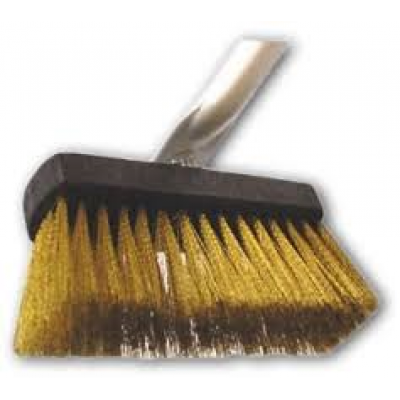 Spazzola in ottone per pulizia forno a legna cm 16 x 5