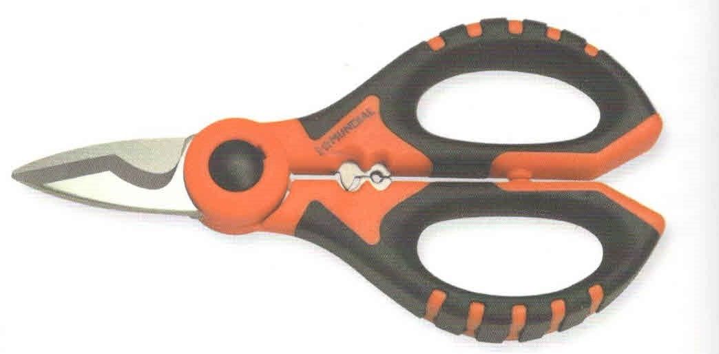 Forbice da elettricista lame inox con microdentatura Mundial 0677