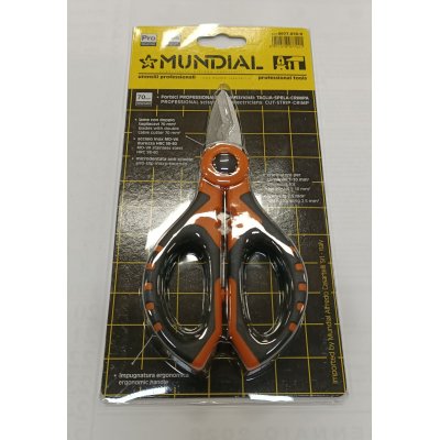 Forbice da elettricista lame inox con microdentatura Mundial 0677