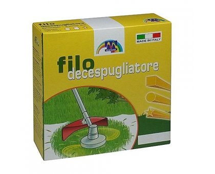 Filo per decespugliatore tondo, diametro 2.4 x 50 mt