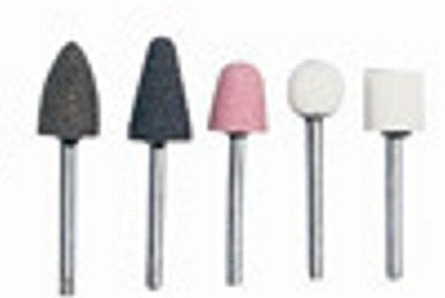 Mole rotative abrasive assortite in serie 5 pz gambo 3 mm MAURER