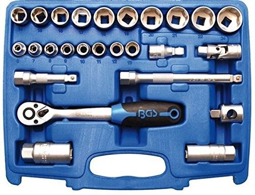 Set 26 pezzi chiavi a bussola da  3/8" mm 6-24 BGS