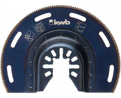 Lama semitonda per utensile multifunzione KWB 709450