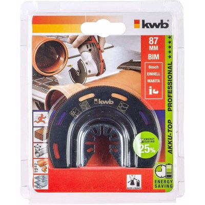 Lama semitonda per utensile multifunzione KWB 709450