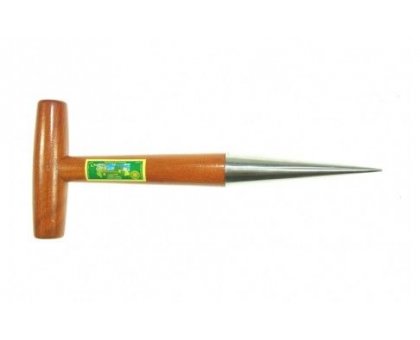Foraterra manico legno a Ti punta ferro cm 29
