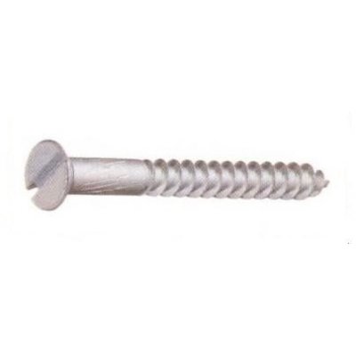 Viti per legno mm 3,5 x 12 in ferro grezzo  T.P.S. taglio cacciavite