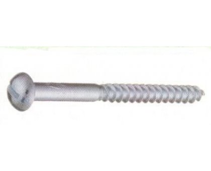 Viti per legno mm 4,5 x 30 in ferro grezzo T.T. taglio cacciavite