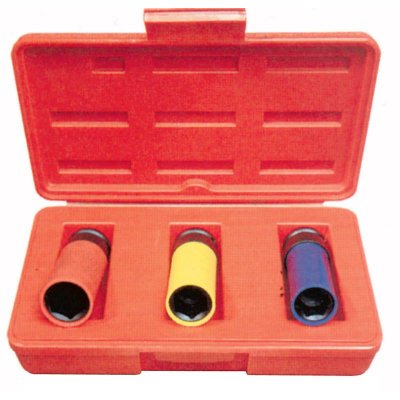 Set 3 bussole a macchina rivestite plastica x bulloni cerchioni auto mm 17-19-21