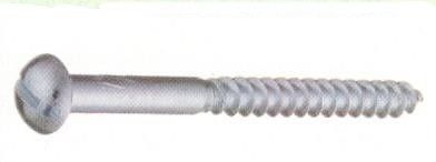 VITE A LEGNO IN FERRO GREZZO TESTA PIANA A TAGLIO DIN 97 mm5,0x30