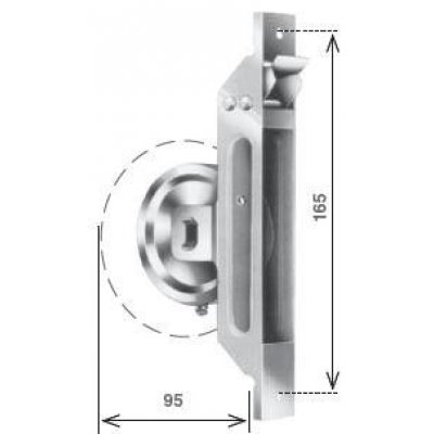 Avvolgitore semincasso tipo SECCO mm 212 mt 6,0
