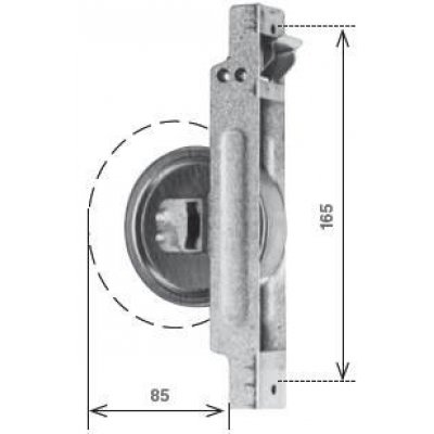 Avvolgitore semincasso tipo SECCO mm 212 mt 10,0