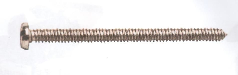 Vite 3,3 x 50 mm per fissaggio placche su scatole portafrutti