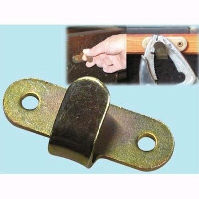 Piastra a gancio multiuso orizzontale in acciaio tropicalizzato