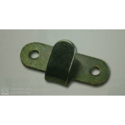 Piastra a gancio multiuso orizzontale in acciaio tropicalizzato