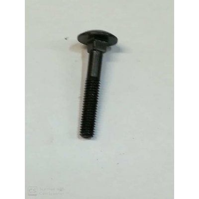 Bullone mm 5 x 30 testa tonda quadro sotto testa nero