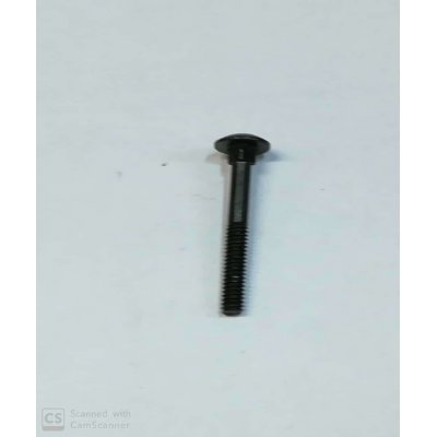 Bullone mm 5 x 35 testa tonda quadro sotto testa nero