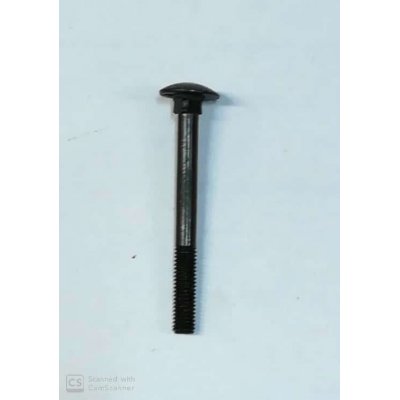 Bullone mm 5 x 50 testa tonda quadro sotto testa nero