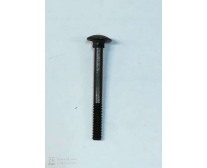 Bullone mm 5 x 55 testa tonda quadro sotto testa nero