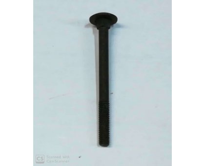 Bullone mm 5 x 70 testa tonda quadro sotto testa nero