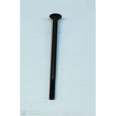 Bullone mm 5 x 80 testa tonda quadro sotto testa nero
