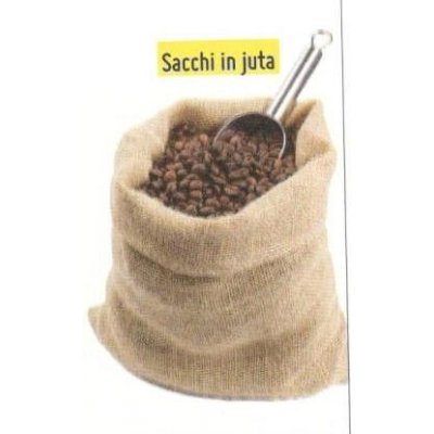 Sacco in juta usato per caffe' mm cm 100 x 70