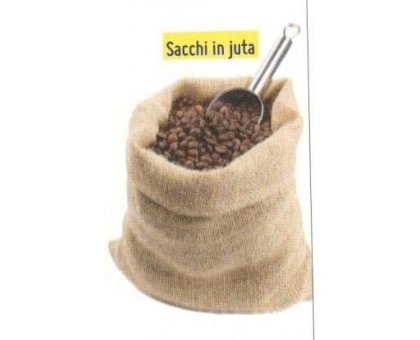 Sacco in juta usato per caffe' mm cm 100 x 70