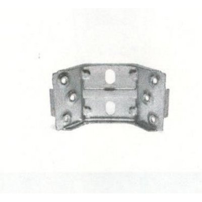 Piastra ad angolo per tavoli rinforzata in ferro zincato