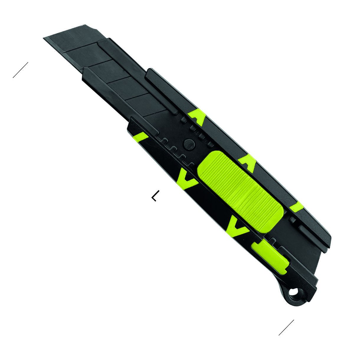 Cutter tascabile BLACK BLADE con lama mm 18 SK2 spessore mm 0,7