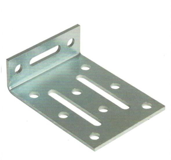 Piastra angolo mm 25 x 80 con asole corte e lunghe