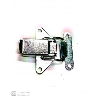 Chiusura a leva 52x33x12 mm in ferro zincato