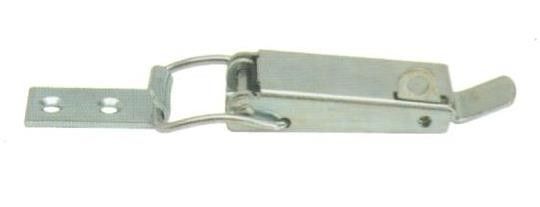 Chiusura a leva con portalucchetto  tipo G in ferro zincato