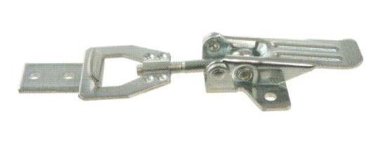 Chiusura a leva a farfalla registrabile in ferro zincato