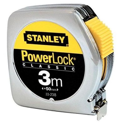 Flessometro POWERLOCK mt 3 nastro mm 12,7 STANLEY 33-238