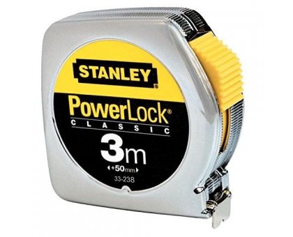 Flessometro POWERLOCK mt 3 nastro mm 12,7 STANLEY 33-238