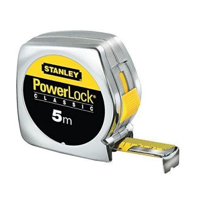 Flessometro POWERLOCK mt 5 nastro mm 19 STANLEY 33-191