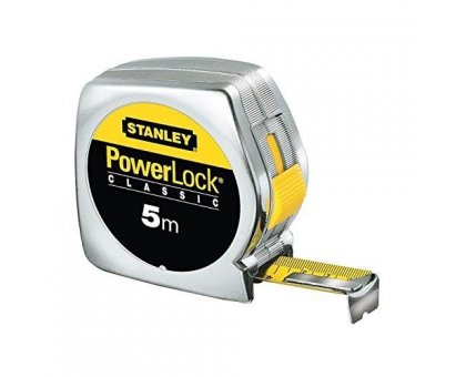 Flessometro POWERLOCK mt 5 nastro mm 19 STANLEY 33-191