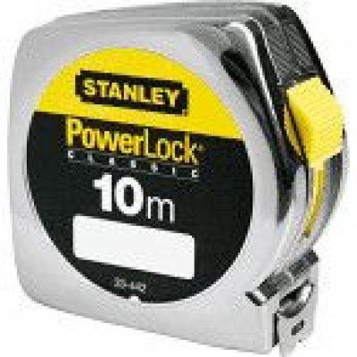 Flessometro POWERLOCK mt 10 nastro mm 25 STANLEY 33-442