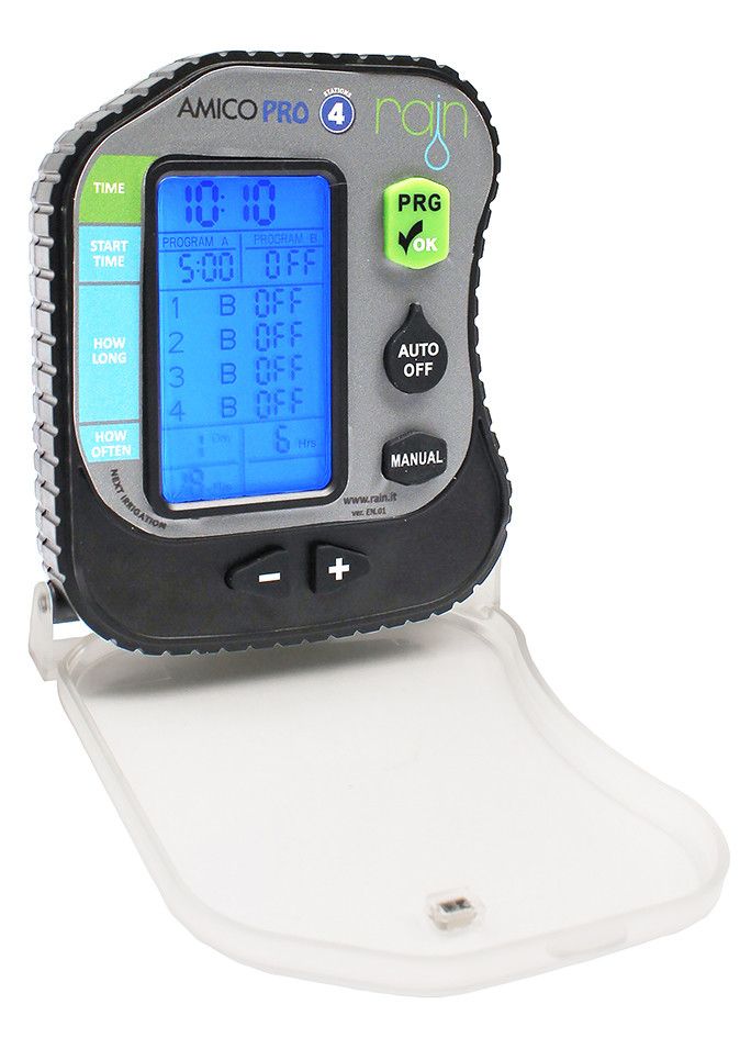 Centralina irrigazione RAIN AMICO PRO 1 con elettrovalvola stagna IP68