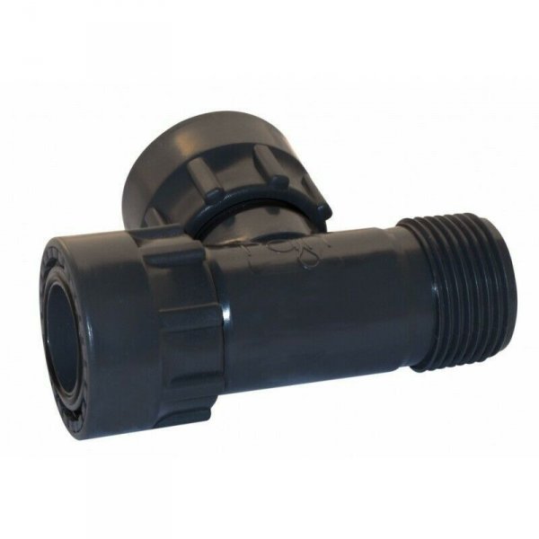 Raccordo per collettore a Tee 1' F x 1' F x 1' M in PVC Rain