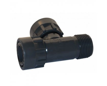 Raccordo per collettore a Tee 1' F x 1' F x 1' M in PVC Rain