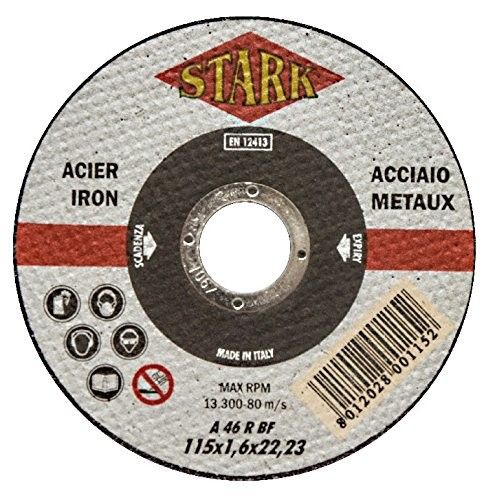 Disco per taglio metalli Ø 115 x 1,6 mm foro 22,23