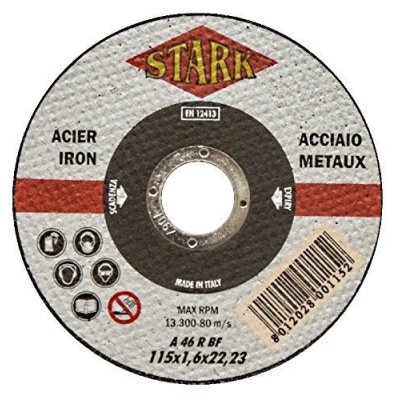 Disco per taglio metalli Ø 115 x 1,6 mm foro 22,23