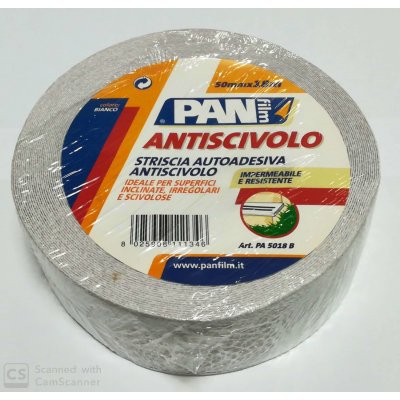 Nastro antisdrucciolo bianco mm 50 x mt 18