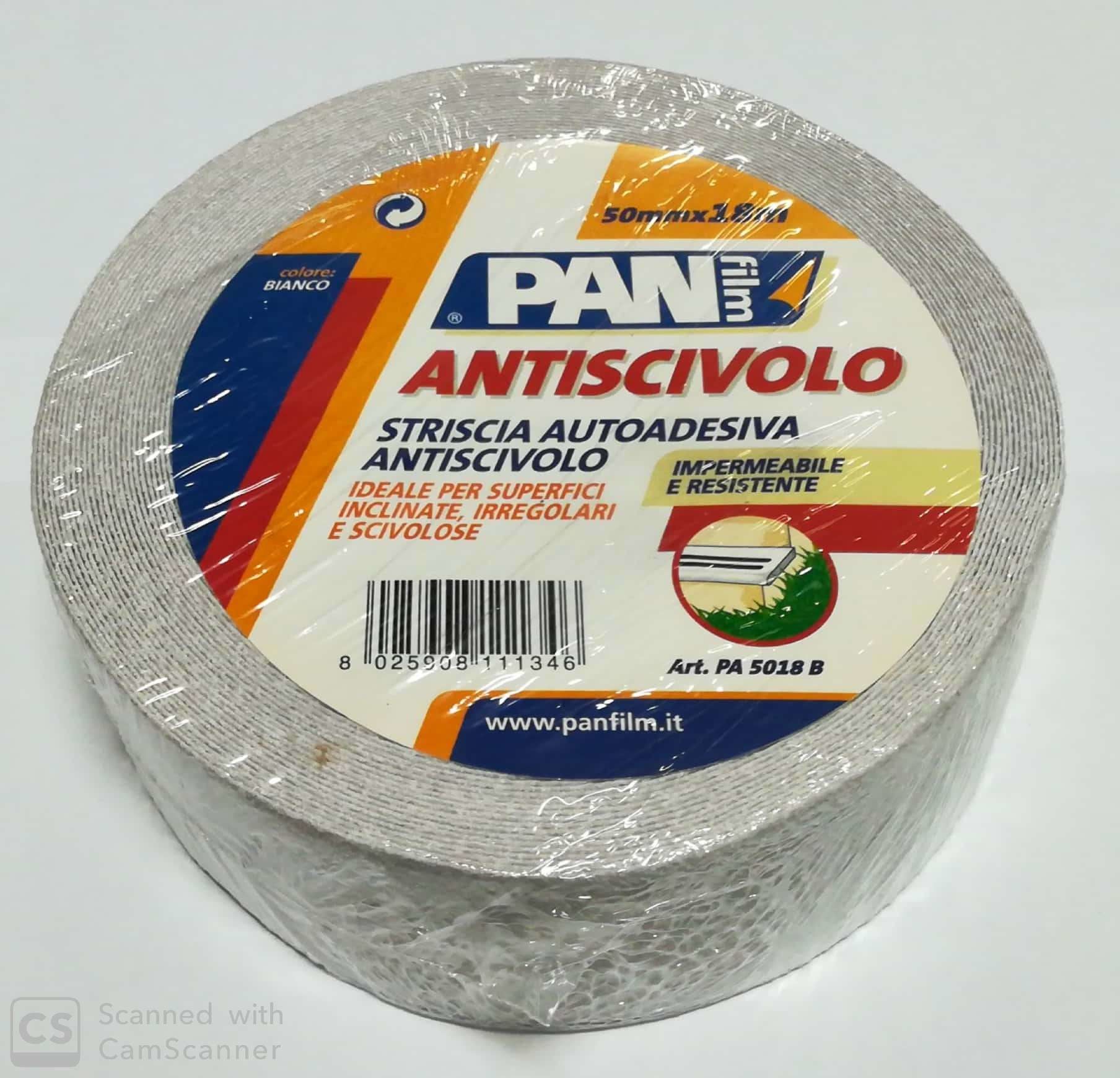 Nastro antisdrucciolo bianco mm 50 x mt 18