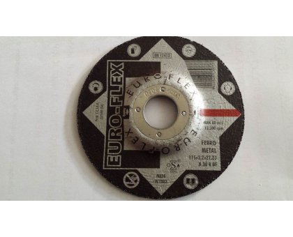 Disco per sbavatura metalli Ø 115 x 6,4 mm foro 22,23