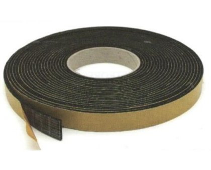 Guarnizione gomma mm 30 x 10 mt 10 adesiva in EPDM