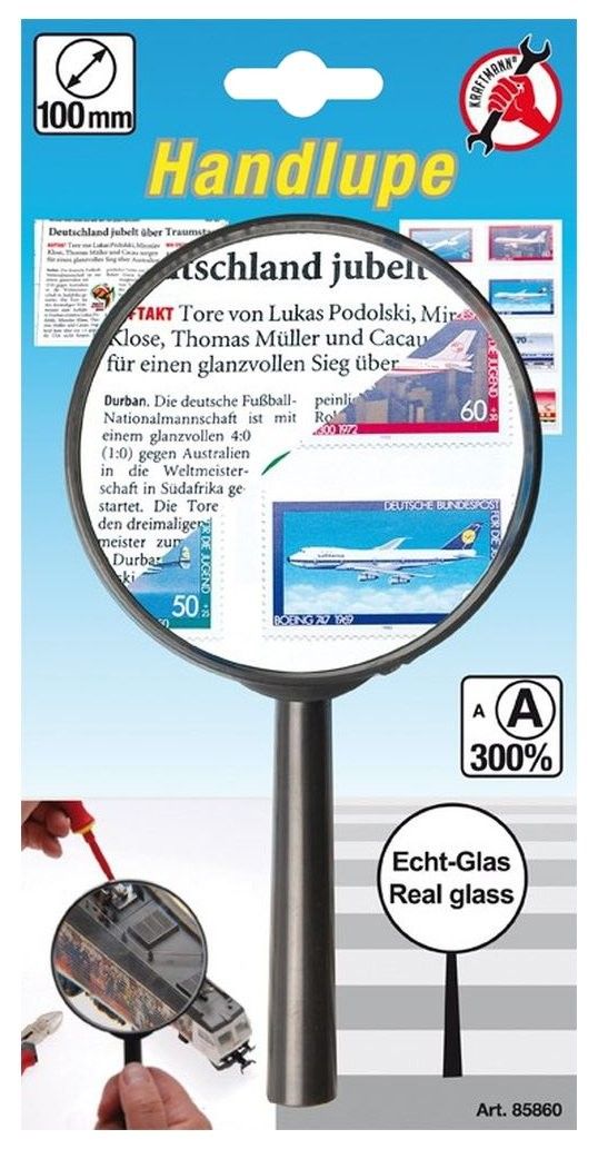 Lente di ingrandimento tonda Ø 100 mm BGS