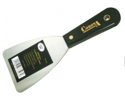 Spatola inox mm 38 bordi arrotondati extra flessibile