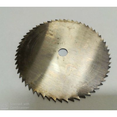 Disco per legno Ø 100 in acciaio 80 denti foro 10 mm