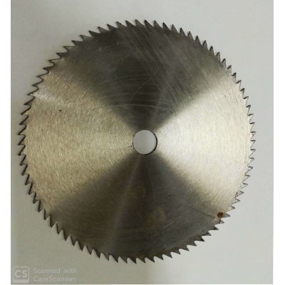 Disco per legno Ø 125 in acciaio 80 denti foro 13 mm